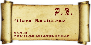 Pildner Narcisszusz névjegykártya